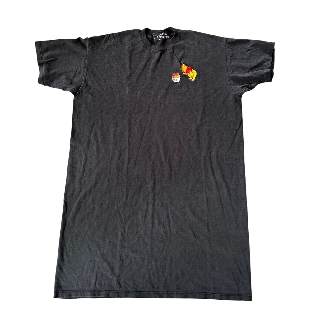 Vintage Disney Winnie the Pooh Embroidered T-Shirt Dress Made in USA One Size